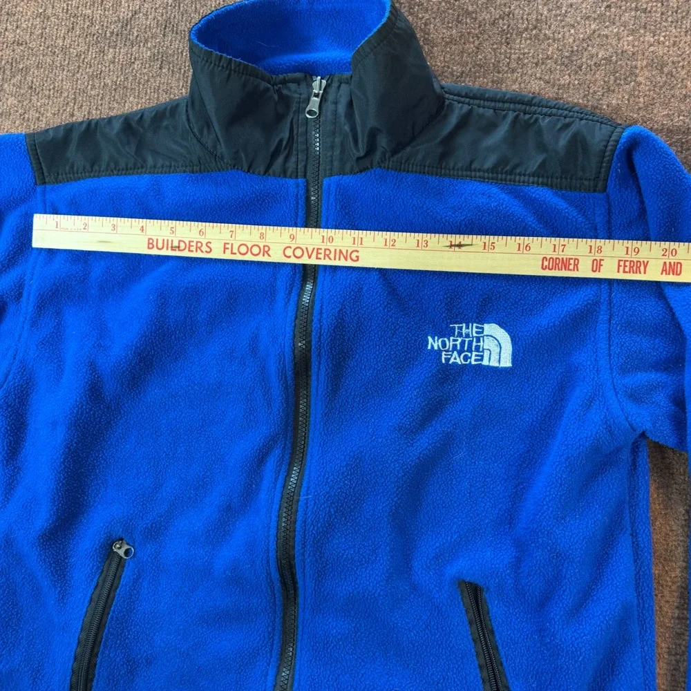 A- The North Face Summit Series Fleece Jacket Mens Medium Full Zip Denali Style